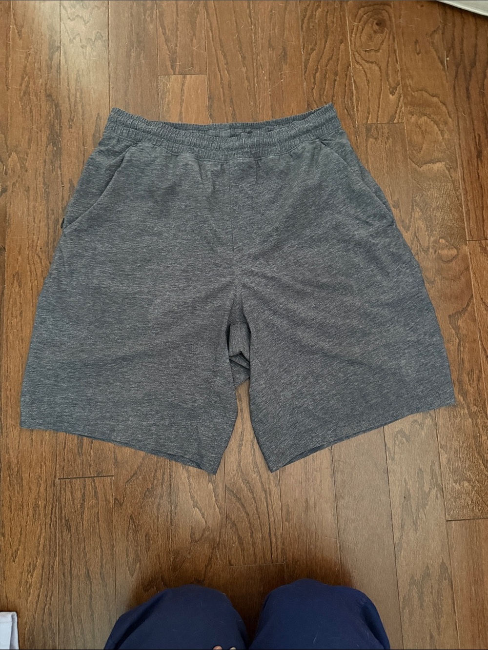 lululemon athletica Men's Dark Heather Gray Athletic Shorts